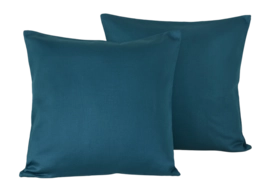 Housse de Coussin Décoratif De Witte Lietaer Olivia Lake Green 40 x 40 cm (Ensemble de 2)