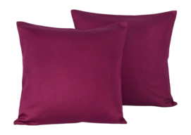 Kissenbezüge De Witte Lietaer Olivia Beet Red 40 x 40 cm (Set von 2)
