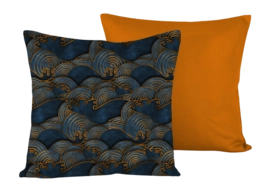 Housse de Coussin Décoratif De Witte Lietaer Storm Caramel 40 x 40 cm (Ensemble de 2)