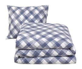 Dekbedovertrek MOODIT Odil Andor Cosmic Cobalt Flanel-140 x 200 / 220 cm | 1-Persoons