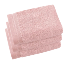 Asciugamano per ospiti De Witte Lietaer Contessa 40 x 60 cm, 3 pezzi, Rosa perla