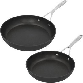 Frying Pan Set Demeyere Alu Industry 3 Duraslide 24 + 28 cm