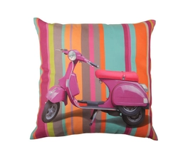 Sierkussen Home Living Vespa Purple (45 x 45 cm)
