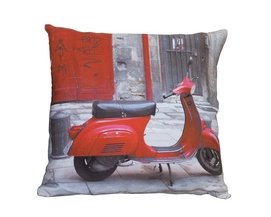 Sierkussen Home Living Vespa Orange (45 x 45 cm)