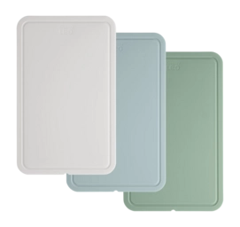 Set 3 Taglieri in plastica con bordo BergHOFF Leo Legacy 32 x 20 cm, Forest / Spirit / Slate