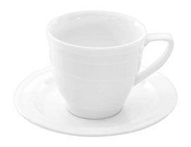 Espressotasse mit Untertasse BergHOFF Essentials White (2-teilig)