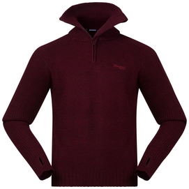Pull Bergans Men Ulriken Jumper Wine Melange