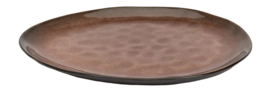 Dinerbord Serax Pure Tableware By Pascale Naessens Black Brown L 27,5 x 23 cm