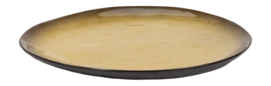 Essteller Serax Pure Tableware by Pascale Naessens Black Yellow L 27,5 x 23 cm