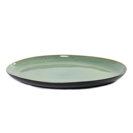 Serveerbord Serax Pure Tableware By Pascale Naessens Black Light Green Ovaal 41,5 cm