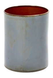 Vase Serax Terres De Rêves Interior by Anita Le Gre Smoky Blue 12,5 x 12,5 x 16,50 cm