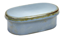 Butterdose Serax Terres De Rêves Tableware by Anita Le Gr Smoky Blue 14,5 x 8,5 x 5 cm