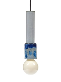 Hanglamp Serax Terres De Rêves Lighting By Anita Le Gre Blue 7 x 7 x 28,5 cm
