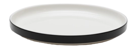 Dinerbord Serax Passe-Partout Tableware By Vincent Van D Black White L 26 x 26 x 2,5 cm