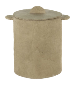 Pot met Deksel Serax Earth Interior By Marie Michielssen Brown 46 x 33 x 49 cm