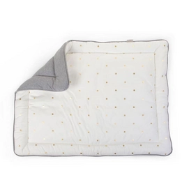 Laufstallmatte Childhome Gold Dots Grey (75 x 95 cm)