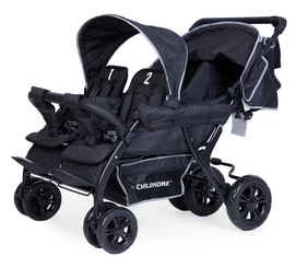 Kinderwagen Childhome Quadruple Black