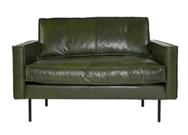 Loveseat POLSPOTTEN PPNO.1 Leather Forest Green