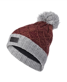 Muts Rip Curl Women Wool Pompom Girl Beanie Deep Claret