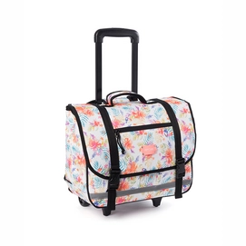 Cartable a Roulettes Rip Curl Wheelie Satchel Toucan Flora White Equipementaventure