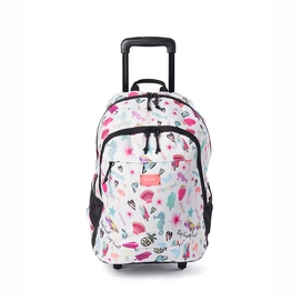 Cartable à Roulette Rip Curl Wheelie Proschool Summer Time White