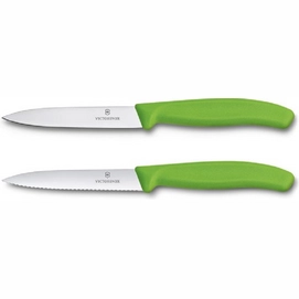 Couteaux à Éplucher Victorinox Swiss Classic Vert (2-pièces)