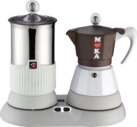 Percolator G.A.T. Golosa 6 Kops Elektrisch Met Melkopschuimer