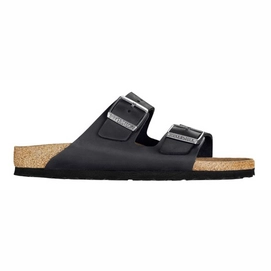 Sandals Birkenstock Arizona Leather Regular Black Oiled-Shoe size 38