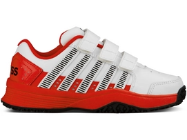 Tennisschuhe K Swiss Junior Court Impact LTR Omni Strap White Red Black