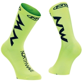 Chaussette de Cyclisme Northwave Extreme Air Socks Yellow Fluo Black 21