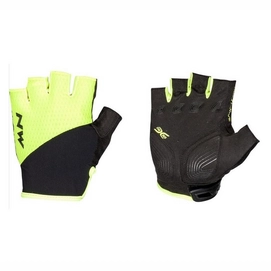 Gant de Cyclisme Northwave Men Fast Gloves Yellow Fluo Black