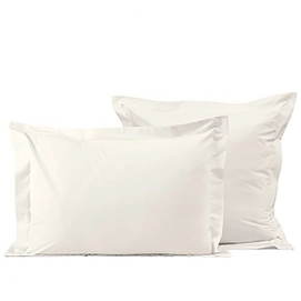 Taie d'oreiller Sylvie Thiriez Crème Coton-40 x 60 cm
