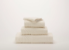 Badlaken Abyss & Habidecor Olly Ivory (100 x 150 cm)