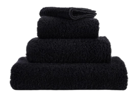 Gästehandtuch Abyss & Habidecor Super Pile Black (40 x 75 cm)