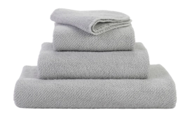Petite Serviette Abyss & Habidecor Twill Platinum (30 x 30 cm)