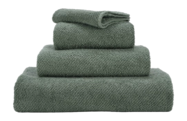Face Towel Abyss & Habidecor Twill Evergreen (30 x 30 cm)
