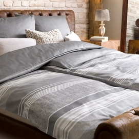 Bettwäsche s.Oliver Premium Zack Grau Mako-Satin
