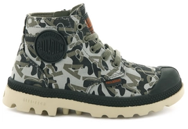 Palladium Kids Camo Lite Low Cuff Camouflage