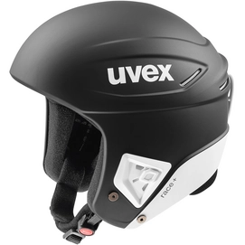 Ski Helmet Uvex Race+ Black White Matte