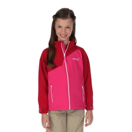 Jacke Regatta Vargo Softshell Jacke Jem Cerise Kinder