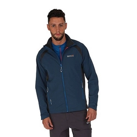 Jas Regatta Morona Hybrid Softshell Jacket Blue Wing Grey