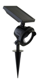 Spotlampe Luxform Solar Hybrid Intelligente Texas Black 100 Lumen