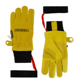 Gloves Poederbaas Freeride Leather Yellow