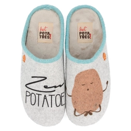 Hausschuhe Hot Potatoes 57008 Grau Damen