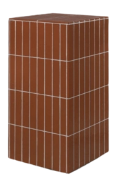 Ferm Living Pillar Bijzettafel H 64 cm - Bruin