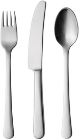Bestekset Georg Jensen Kids Copenhagen RVS Mat (3-delig)