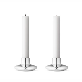 Kerzenständer Georg Jensen Henning Koppel Edelstahl (2-teilig)
