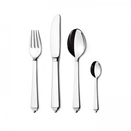 Bestekset Georg Jensen Pyramide RVS Glanzend (4-delig)