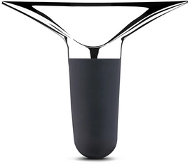 Flaschenstopfen Georg Jensen Edelstahl Glänzend