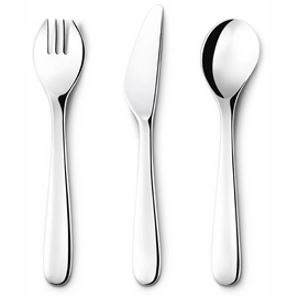 Bestekset Georg Jensen Kids Apetito RVS Glanzend (3-delig)